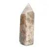 Polished black moonstone prism - 1