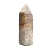 Polished black moonstone prism - 3
