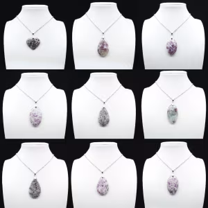 Lepidolite Drop Pendant