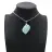 Amazonite Flame Pendant