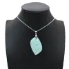 Amazonite Flame Pendant - 0