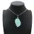 Amazonite Flame Pendant
