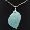 Amazonite Flame Pendant - 1