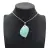 Amazonite Flame Pendant