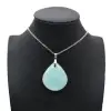 Amazonite Teardrop Pendant - 0