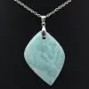 Amazonite Flame Pendant - 1