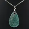 Amazonite Teardrop Pendant - 1