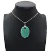 Amazonite Oval Pendant - 0