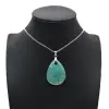 Amazonite Teardrop Pendant - 0