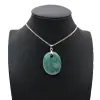 Amazonite Oval Pendant - 0