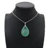 Amazonite teardrop pendant - 0