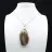 Orbicular Jasper Flame Pendant