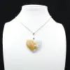 Orbicular Jasper Heart Pendant - 1