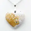 Orbicular Jasper Heart Pendant - 2