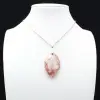 Orbicular Jasper Leaf Pendant - 0