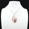 Orbicular Jasper Leaf Pendant - 1