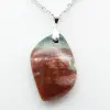 Orbicular Jasper Flame Pendant - 2