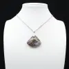 Orbicular Jasper Diamond Pendant - 9