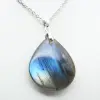 Labradorite Drop Pendant - 2