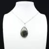 Labradorite Drop Pendant - 0
