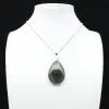 Labradorite Drop Pendant - 1