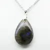 Labradorite Drop Pendant - 2