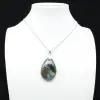 Labradorite Drop Pendant - 1