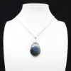 Labradorite Drop Pendant - 0