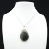 Labradorite Drop Pendant - 1