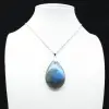 Labradorite Drop Pendant - 1