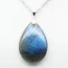 Labradorite Drop Pendant - 2
