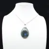 Labradorite Drop Pendant - 0