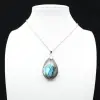 Labradorite Drop Pendant - 1