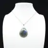 Labradorite Drop Pendant - 0