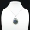 Labradorite Drop Pendant - 1