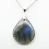 Labradorite Drop Pendant - 2