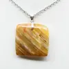 Square carnelian pendant - 1