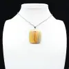 Square carnelian pendant - 2