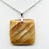 Square carnelian pendant - 1