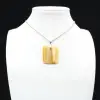 Square carnelian pendant - 0