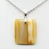 Square carnelian pendant - 1