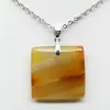 Square carnelian pendant - 1