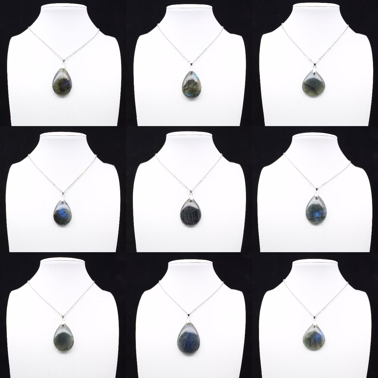 Labradorite Drop Pendant