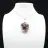 Oval Pendant with Pink Tourmaline Inclusion
