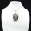 Oval Pendant with Pink Tourmaline Inclusion - 1