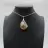 Flower Agate Teardrop Pendant