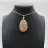 Flower Agate Teardrop Pendant