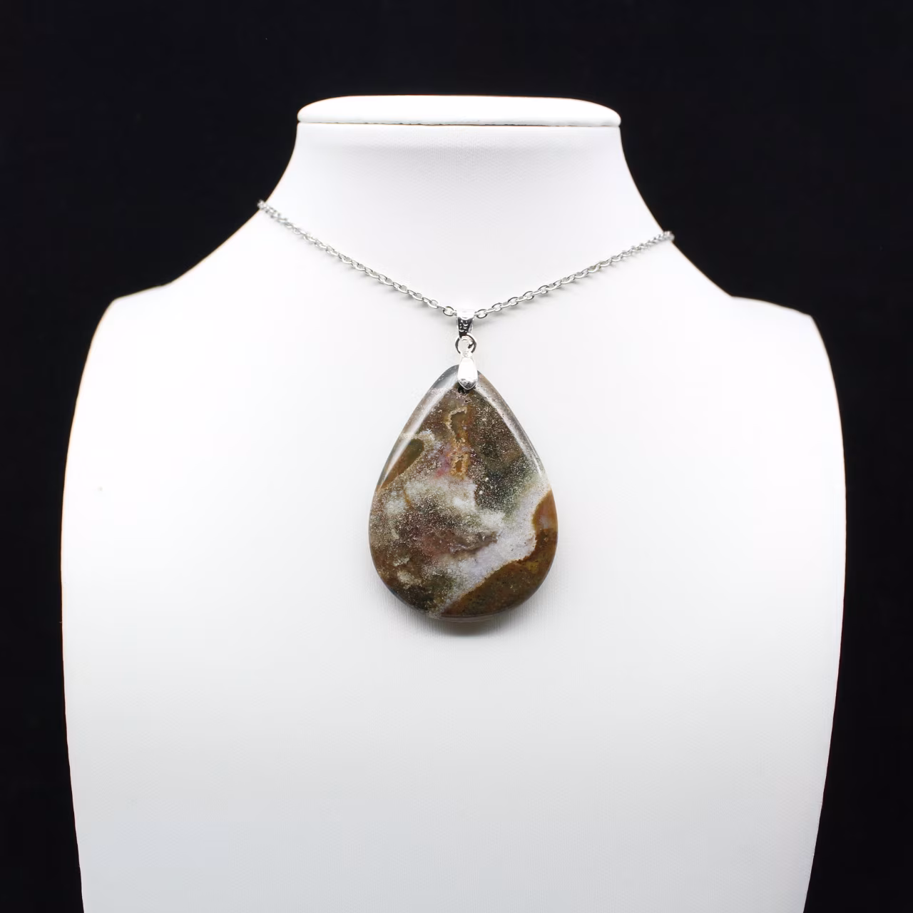 Imperial Jasper Drop Pendant