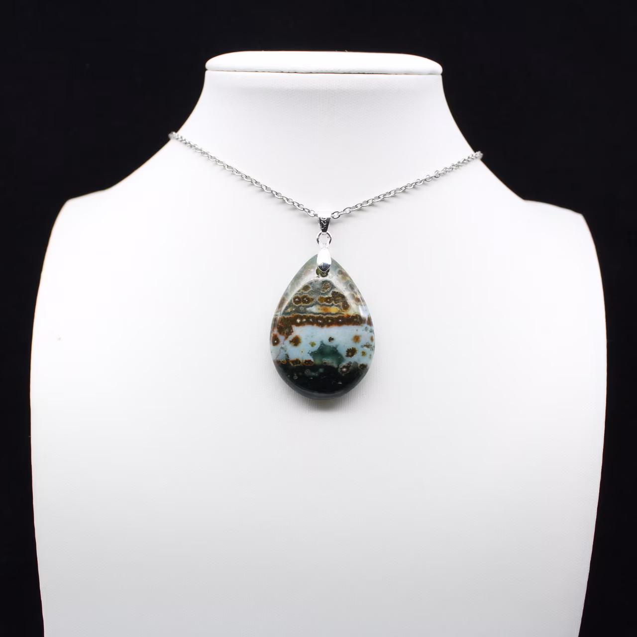 Imperial Jasper Drop Pendant