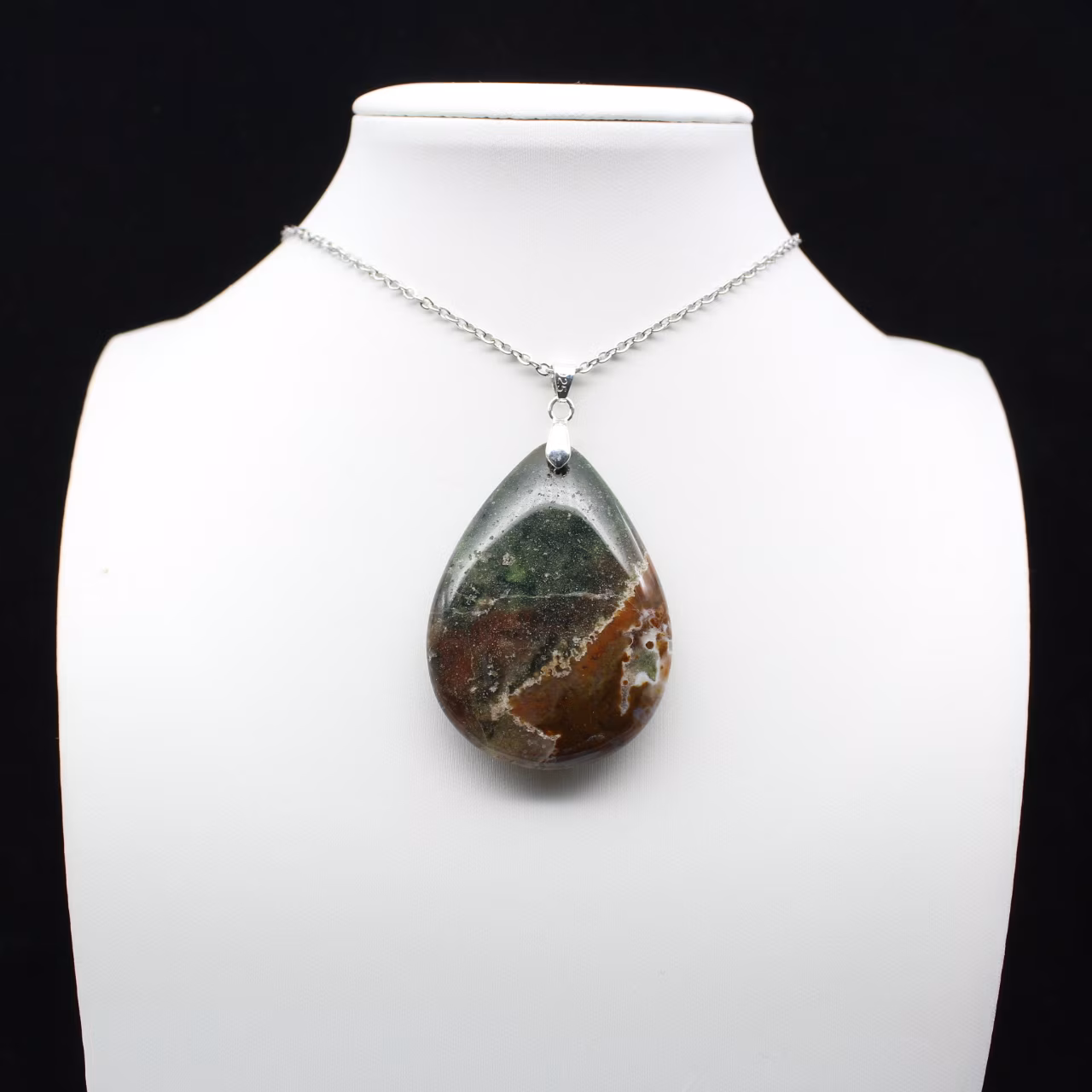 Imperial Jasper Drop Pendant